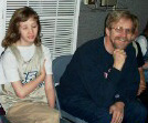 Kate and Jeff watching Luke play in the Challenger Division of Upward Basketball, Mt Lebanon Baptist Church, Maryville, TN, January 27, 2002