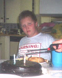 Luke's 12th birthday, September 12, 1998