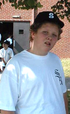 Luke at the start of the 1999 Blount County (Tennessee) Challenger League season, April 24, 1999