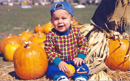 Brad in Pumpkin Patch