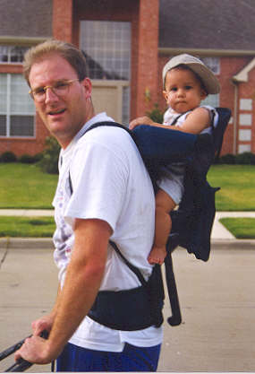 Lawn Mowing with Dad