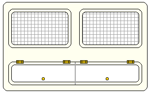 diagram of top (not to scale)