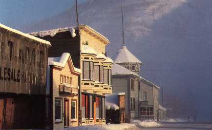 Dawson City Streetscape at -40