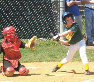 Dylan at bat