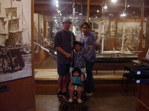 At the Whaleing Museum.