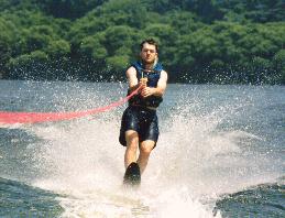 Waterskiing in Japan