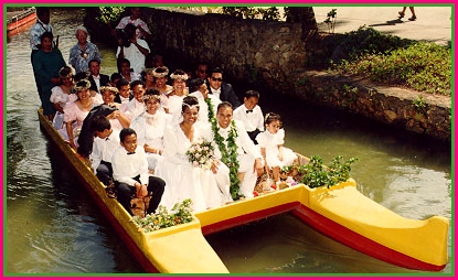 Canoe Ride on Wedding Day