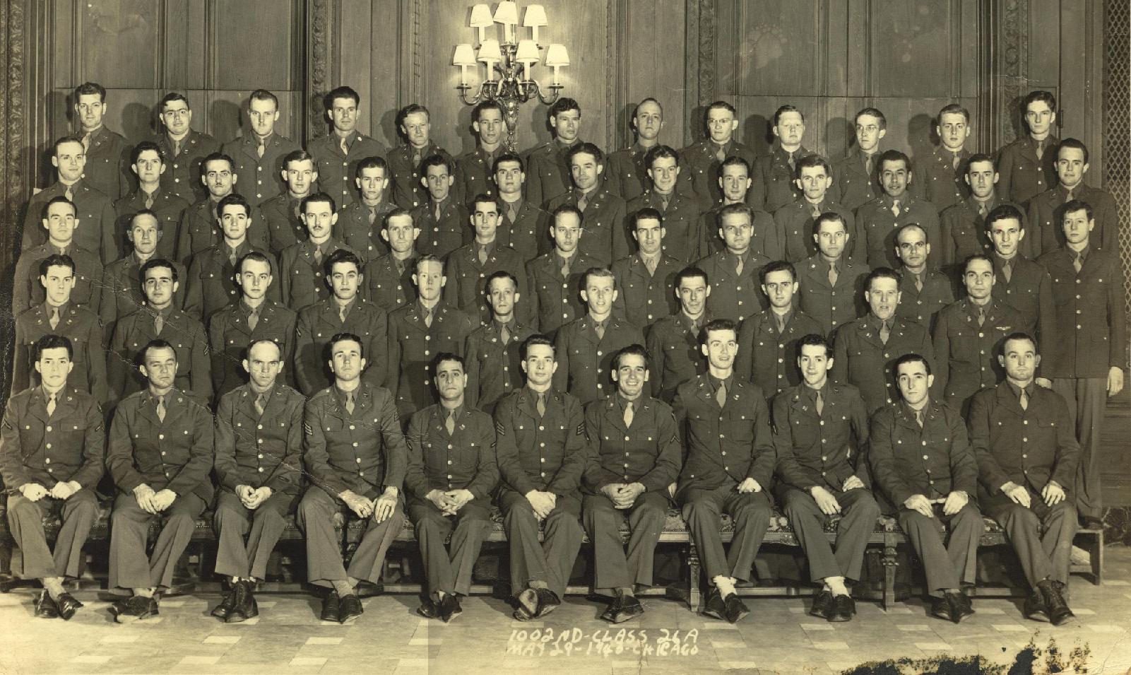 Members of the 1002nd Tech. School Squadron, Class 26A ROM, Chicago, Ill. - June 22, 1943