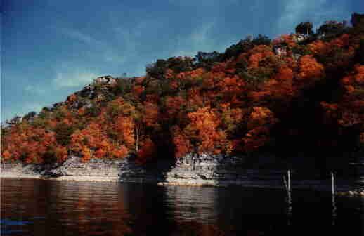 Fall Day on Table Rock Lake, near Branson, Mo.