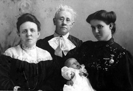 Four Generations in Boyne City, Michigan - December 1905