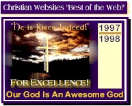 Christian Web Site 'Best of the Web'Award