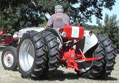 Ford 8N Tractor with Dual Rear Wheels