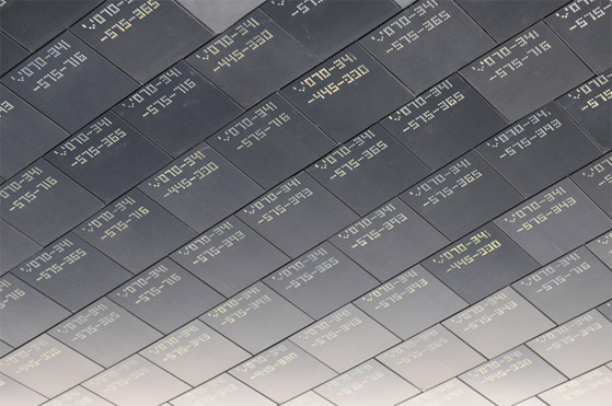 Tiles on Space Shuttle