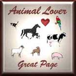 animal lover great page award