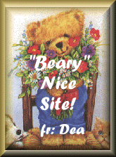 Beary Nice Site Award from Dea