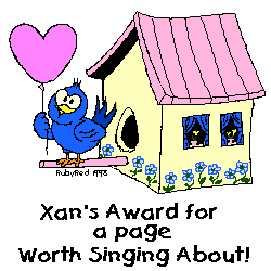 Xan's award for a page worth singing about