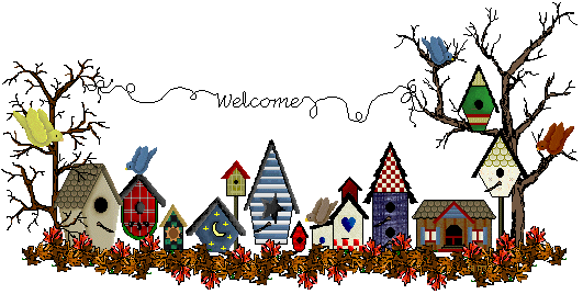 birdhouse welcome banner