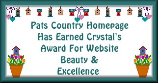 Crystal's award for Website beauty and excellence