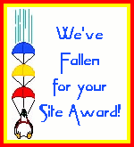 I've Fallen for Your Site Award