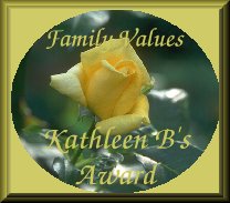 Family Values - Kathleen B's Award