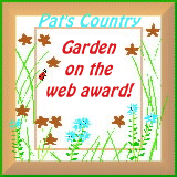 Pat's Country Garden on the Web award