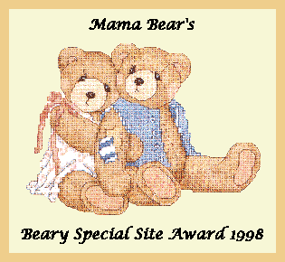 Mama Bear's Beary Special Site Award 1998