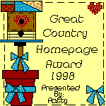 Great Country Homepage Award 1998, From Patty