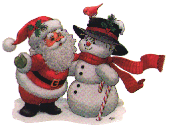 picture of Santa with Frosty