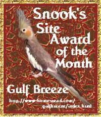 Snook's Site award of the month - Gulf Breeze