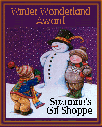 Winter Wonderland Award by Suzanne's Gif Shoppe