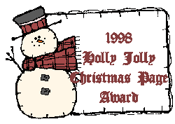 1998 Holly Jolly Christmas Page Award