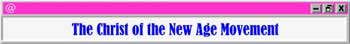 Who do you say I am? (Luke 9:20, NIV)The question was first asked of Peter by Christ nineteen centuries ago, and has continued since then to the present day to be the litmus test of spiritual authenticity. Perhaps never in the history of the Christian church has this question been more relevant than it is today. One reason for this is that New Agers have taken the New Testament sculpture (if you will) of Christ, crafted an esoteric/mystical chisel, and hammered away at this sculpture until a completely new image has been formed. A two-part article by Ron Rhodes.
