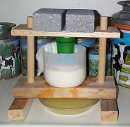 Homemade Cheese Press