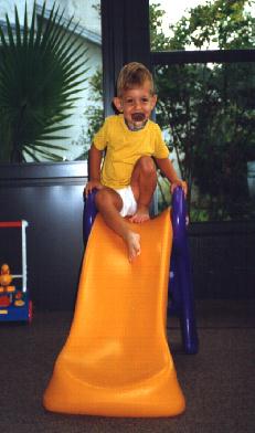 going down my slide