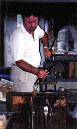 Venice glass blowing