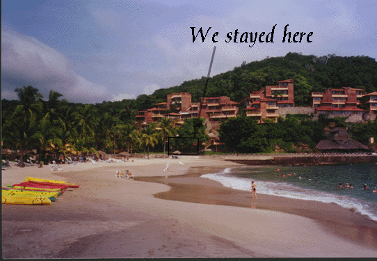 we stayed here