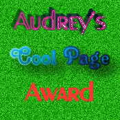 Audrey's Cool Page Award 8/19/98