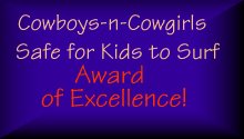 Cowboys n' Cowgirls Safe for Kids to Surf Award of Excellence 4/15/98