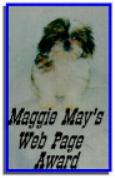 Maggie May's Web Page Award 8/8/98