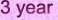 3 year