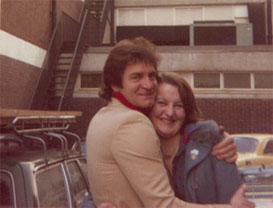 With Patrick Mower