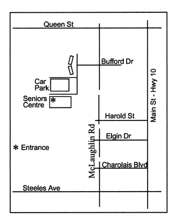 Flower City Seniors Recreation Centre Map