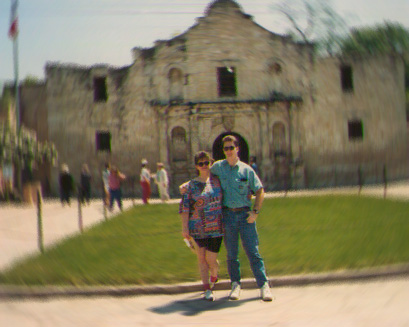 Mr & Mrs Achilles at the Alamo