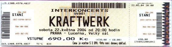 Kraftwerk in Prague 2004