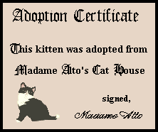 Adoption Certificate