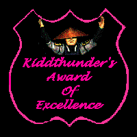 Kidd Thunder's Award of Excellence