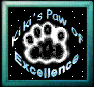 kiki's paw
of excellence award