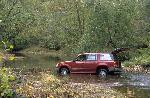 A Rented Explorer, stuck in the river at Chip's cabin