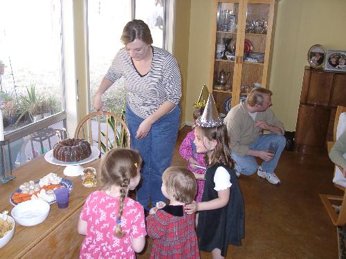 Getting ready to blow out the candles