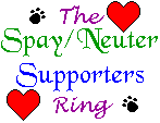 SPAY/NEUTER SUPPORTERS RING